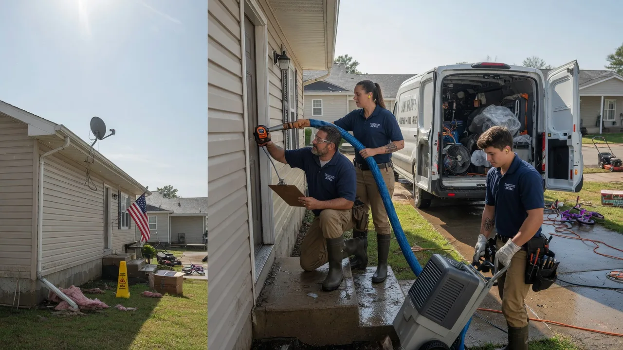 Ceiling Water Damage Restoration in New Vienna, IA near me